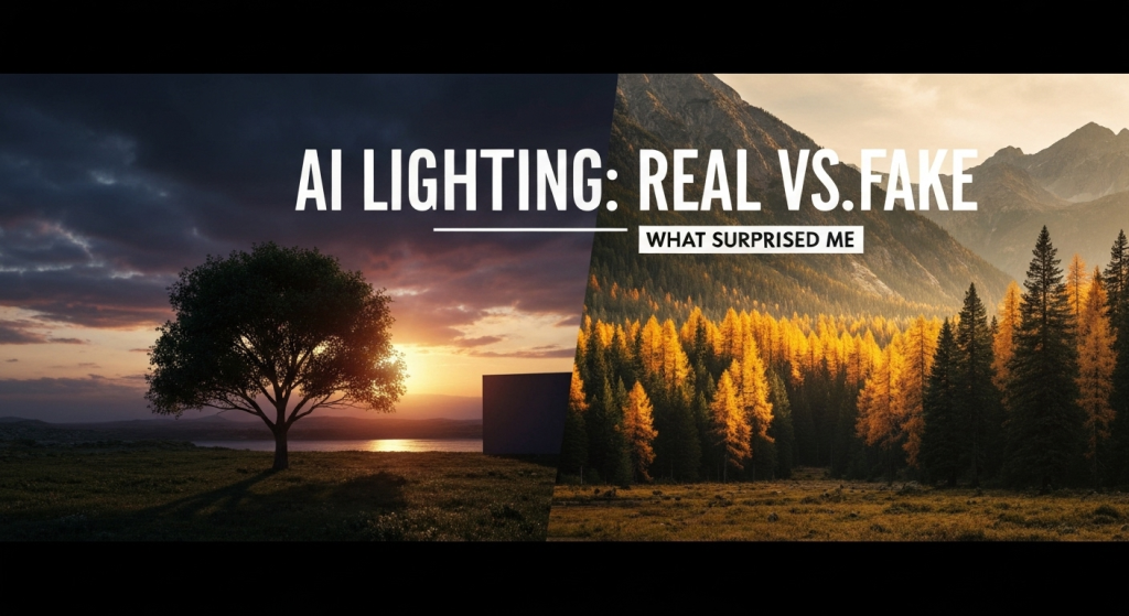 What Surprised Me About Lighting Accuracy in AI Landscape Generators