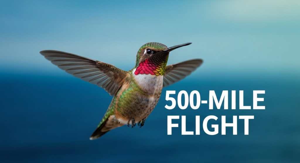 Incredible Journey: How Hummingbirds Conquer a 500-Mile Ocean Crossing