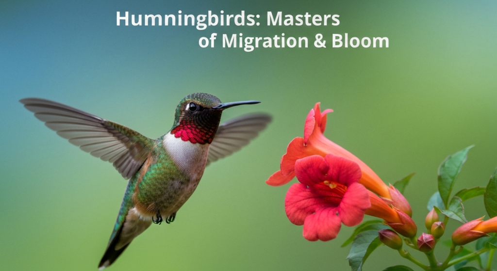 The Unseen Dance: How Hummingbirds Perfectly Time Their Migration with Flower Blooms
