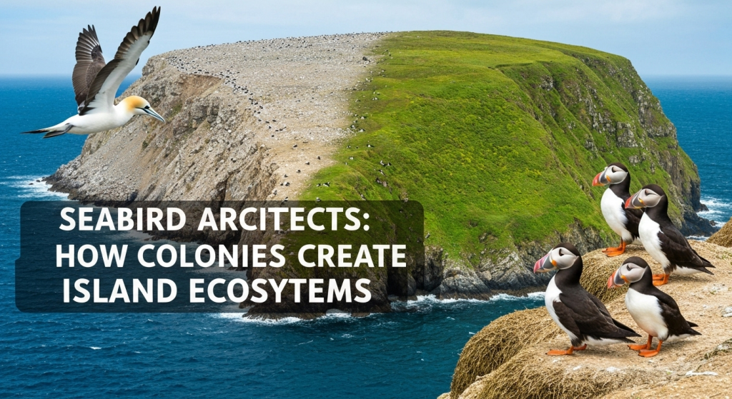 From Sea to Soil: How Seabird Colonies Engineer Entire Islands