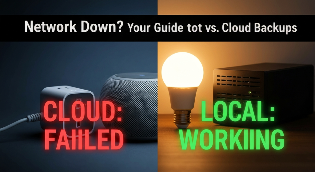 Network Backups When the Internet Drops: A Guide to Local vs. Cloud Control