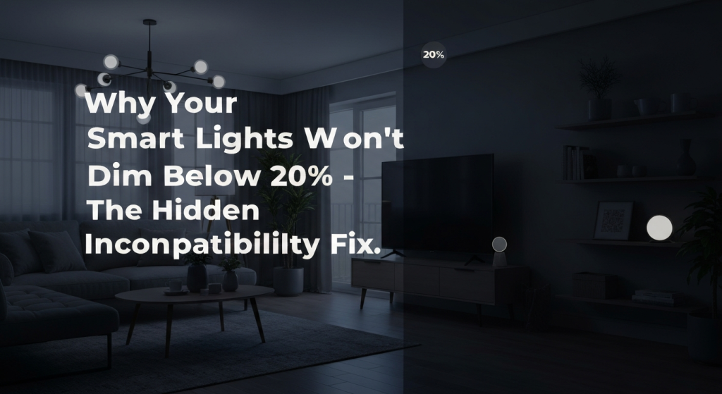 Why Your Smart Lights Won’t Dim Below 20% (And How to Fix It)